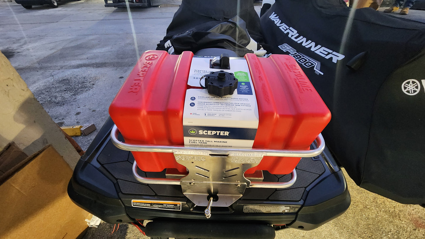 Sea-Doo RXTX-GTX-Wake Pro With LINQ System Cargo Rack for SCEPTER 12 Gallons Tank