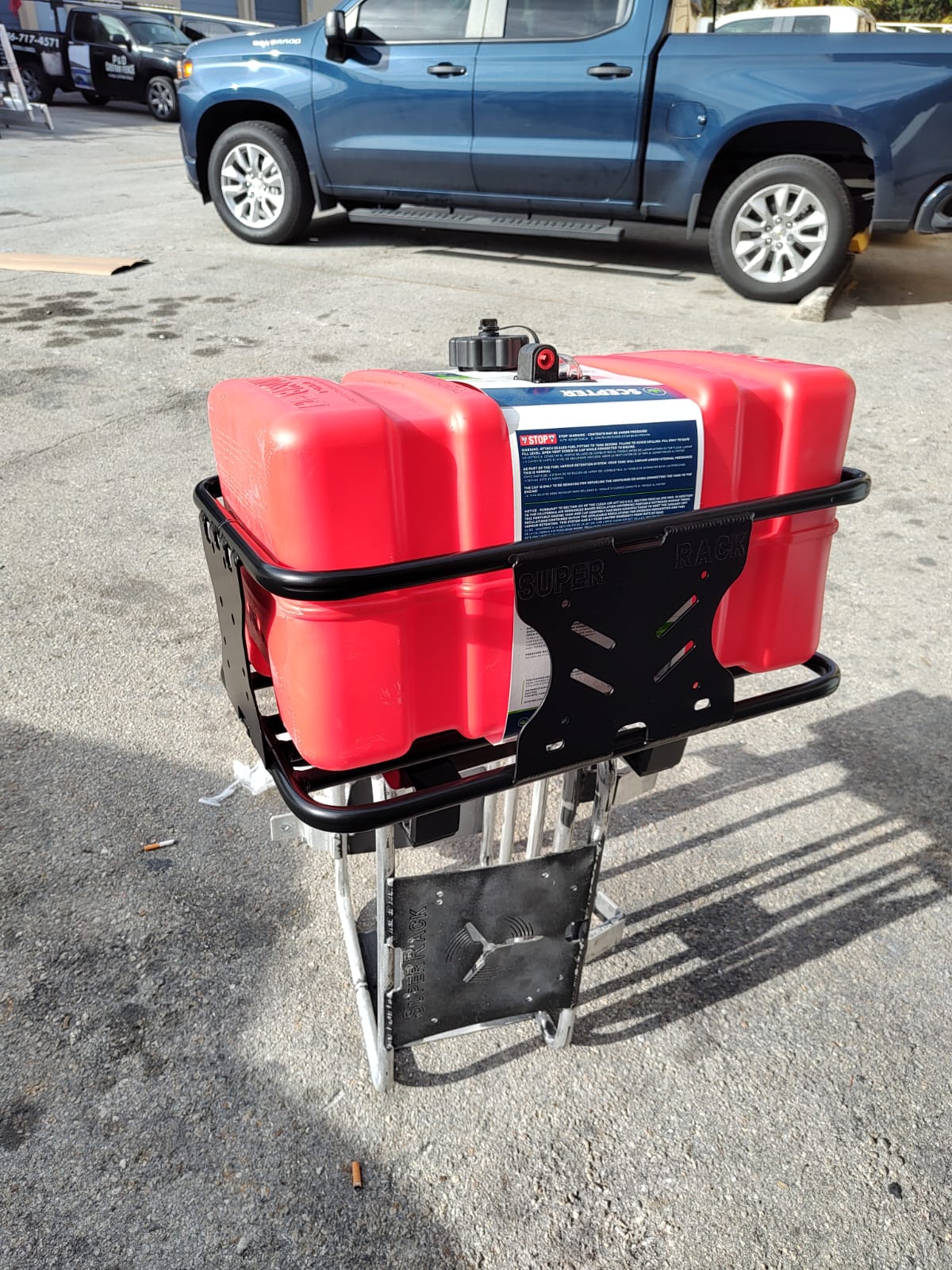 Yamaha FX - VX -EX - FZS- GP Models 2003 - 2025 Cargo Rack for SCEPTER 12 Gallons Tank