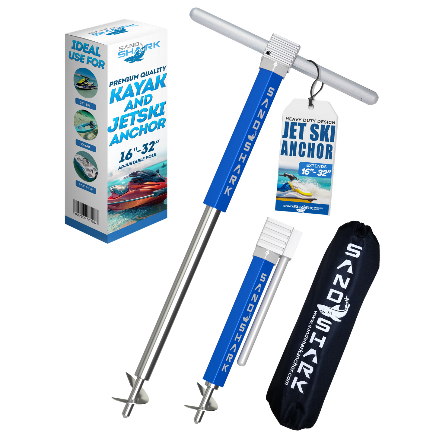 PWC 3.0 Anchor by Sandshark – The Ultimate Anchor for Jet Skis & Personal Watercraft