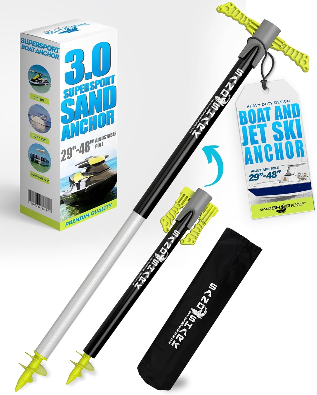 All New Patent Pending Design for 2025- SuperSport 3.0 Anchor -- Adjusts 29"-48"