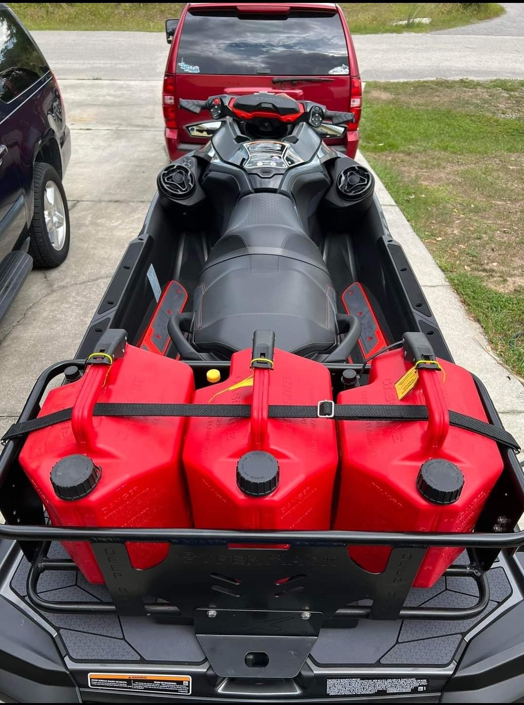 sea doo cooler rack & sea doo gas tank rack