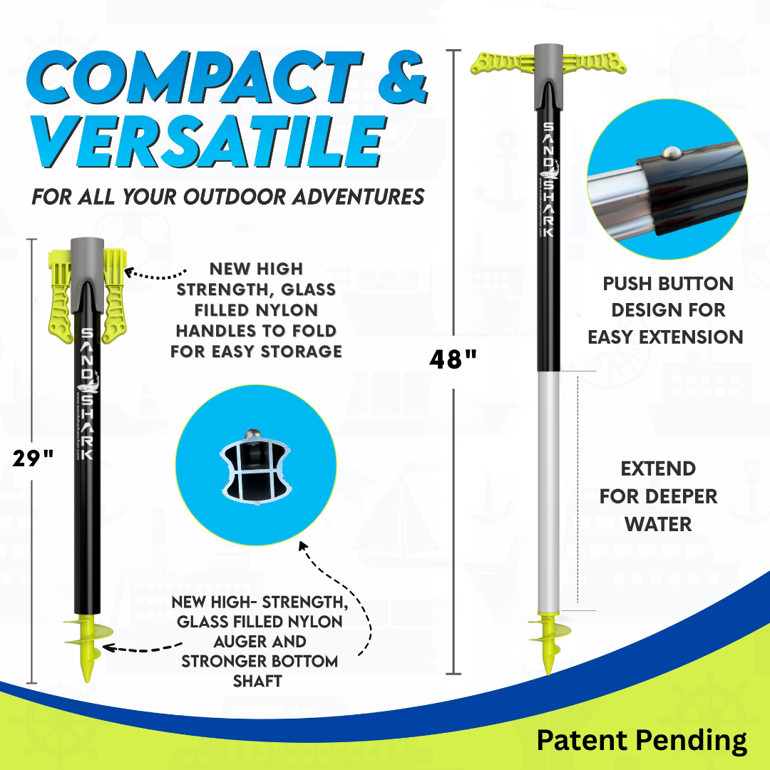 All New Patent Pending Design for 2025- SuperSport 3.0 Anchor -- Adjusts 29"-48"