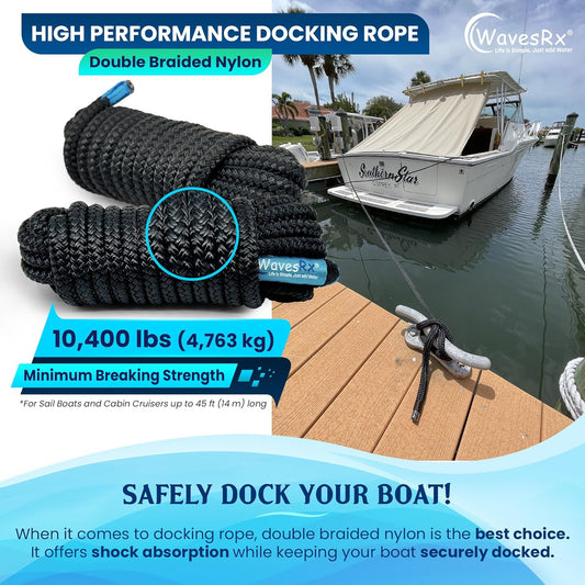 5/8” X 25’ DOCK LINES