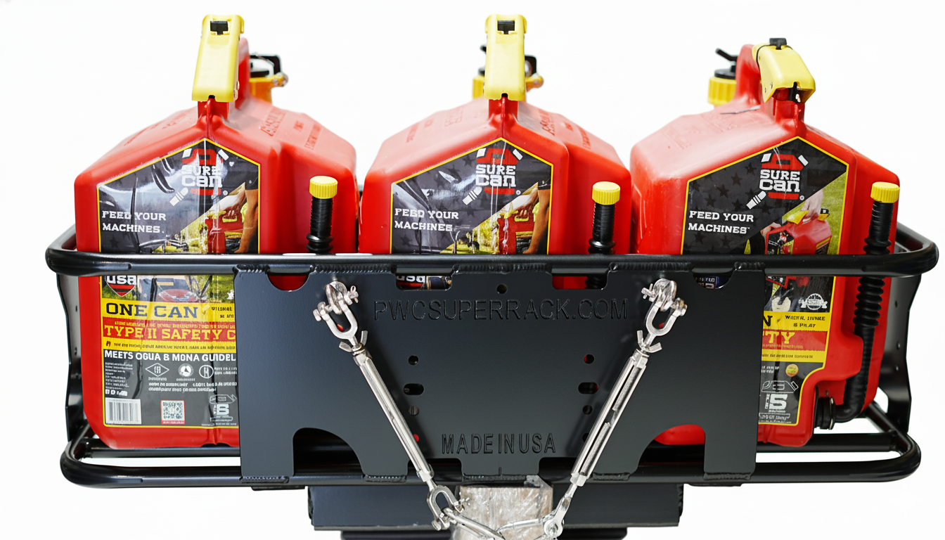 Low Profile Deep Blue Triple Rack for Yamaha FX –VX – EX – FZS - GP 2002 - 2025