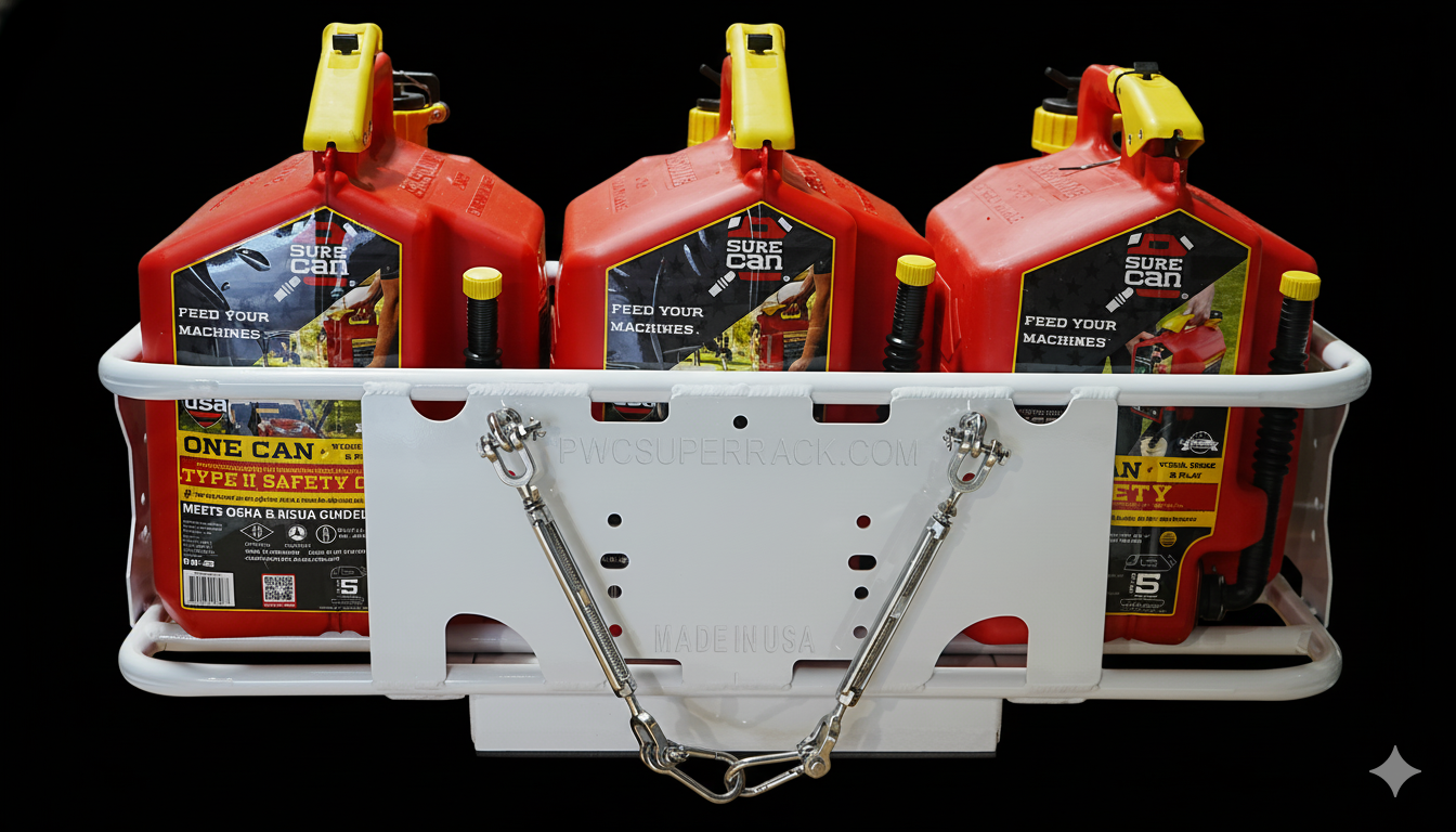 Low Profile Deep Blue Triple Rack for Yamaha FX –VX – EX – FZS - GP 2002 - 2025