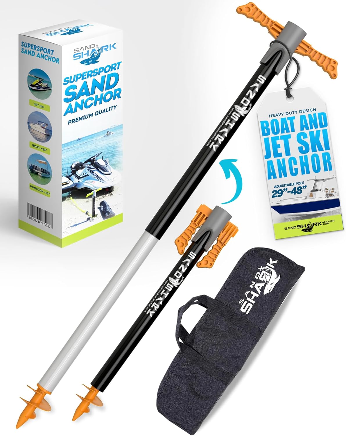 All New Patent Pending Design for 2025- SuperSport 3.0 Anchor -- Adjusts 29"-48"