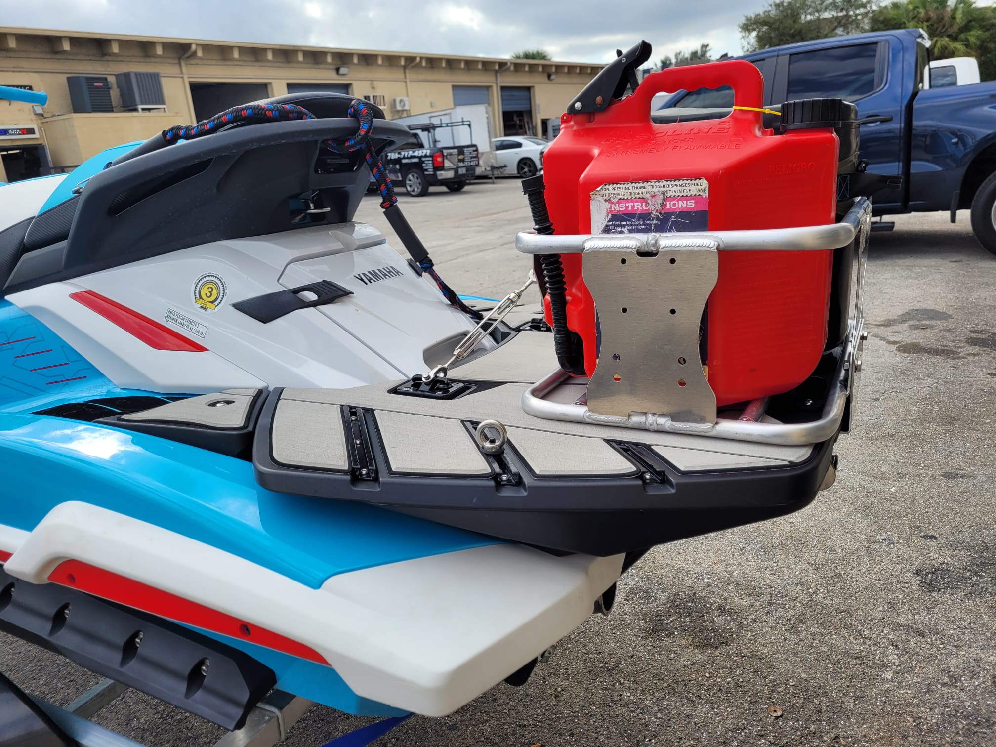 Jet ski cooler sales rack for sale