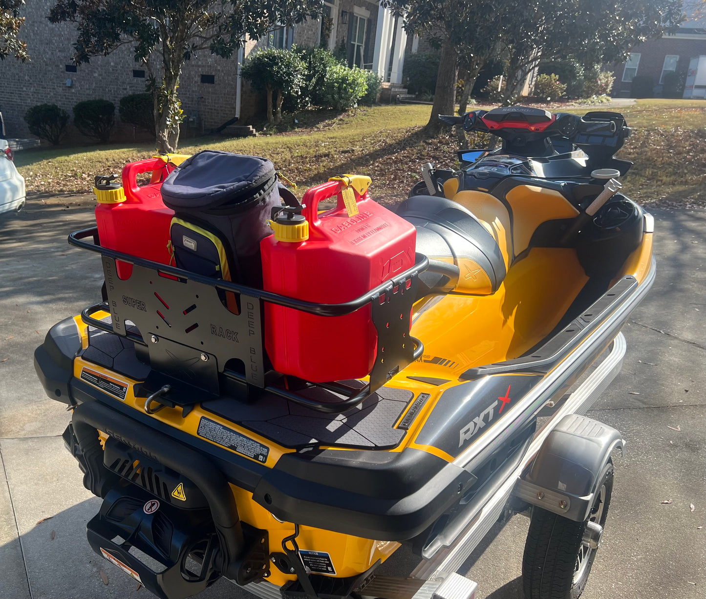 sea doo cooler rack | seadoo racks with Base and Back Support