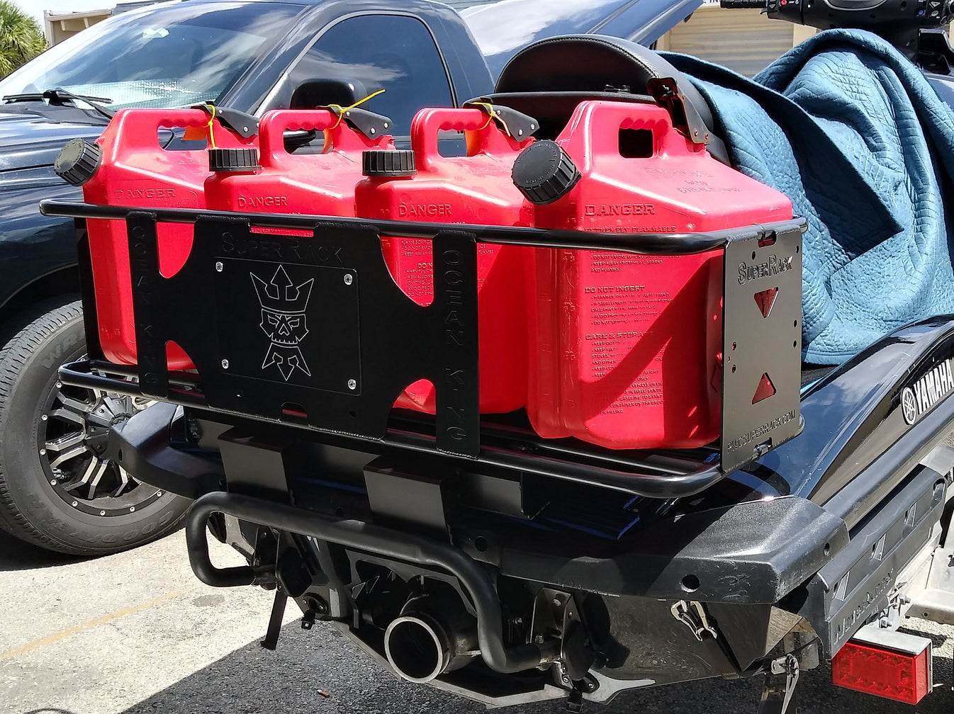 Ocean King Yamaha Waverunner cooler rack PWC Super Rack